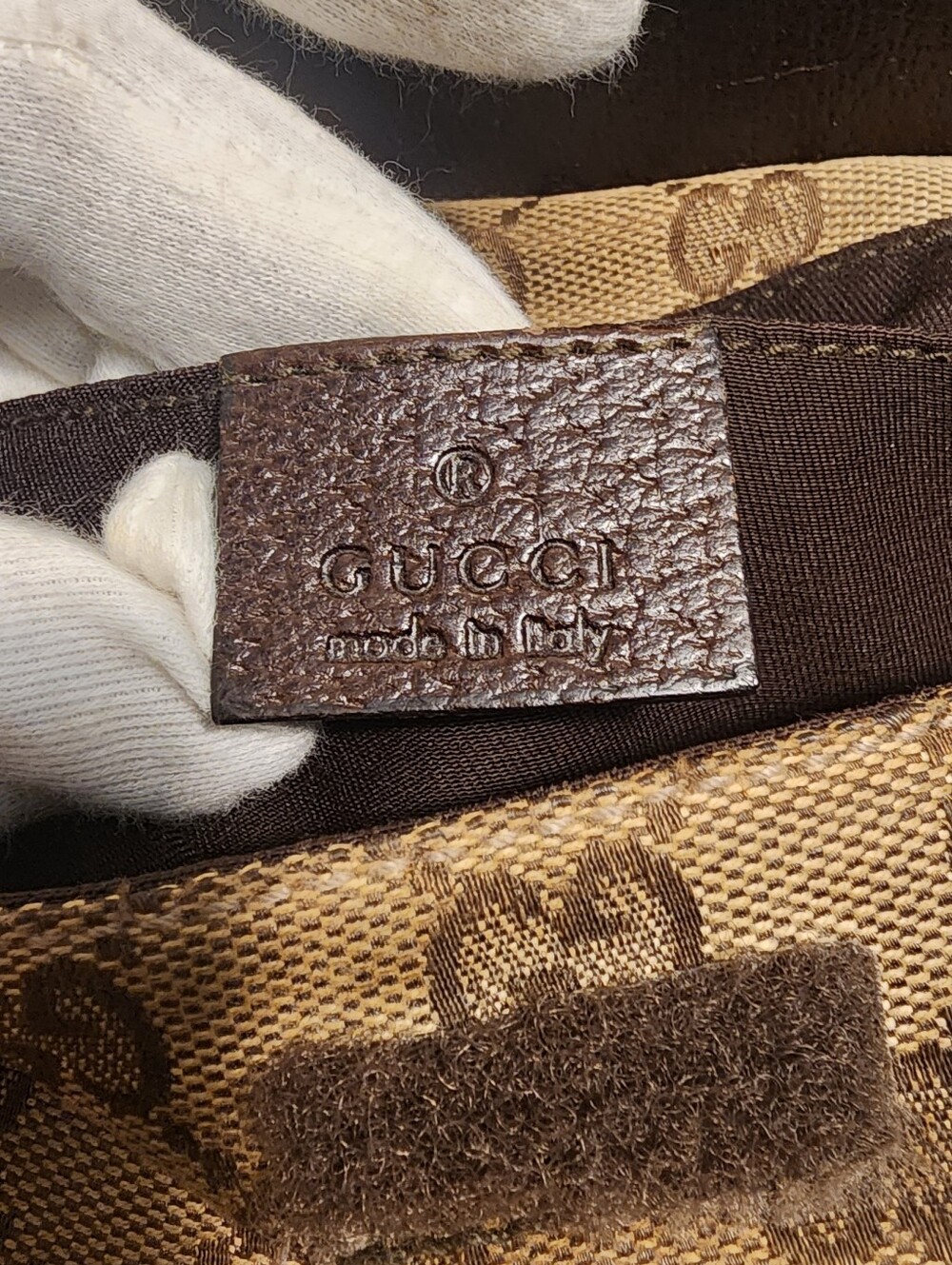 Gucci Canvas Web Leather Waist Bag - Picture 9 of 17